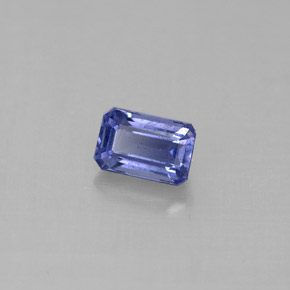 0.58 ct Blue Iolite Stone, Natural Iolite in Octagon Facet Shape for Sale
