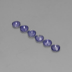 Iolite Gemstone in 4 mm (calibrated) Size for Sale, Iolite Stone in Violet Blue Color