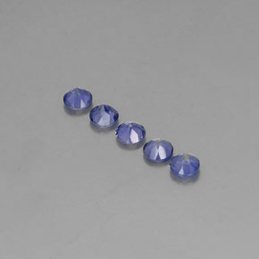 Iolite Gemstone in 4 mm (calibrated) Size for Sale, Iolite Stone in Violet Blue Color
