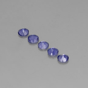 Iolite Gemstone in 4.2 mm Size for Sale, Iolite Stone in Violet Color