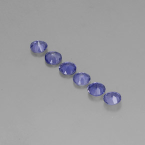 Iolite Gemstone in 4 mm (calibrated) Size for Sale, Iolite Stone in Violet Blue Color