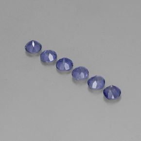Iolite Gemstone in 4 mm (calibrated) Size for Sale, Iolite Stone in Violet Blue Color