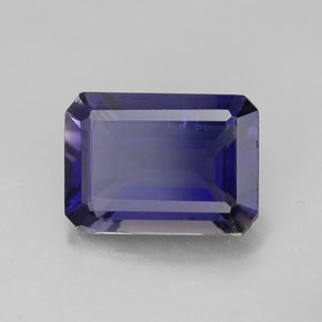 1.08 ct Blue Iolite Stone, Natural Iolite in Octagon Facet Shape for Sale