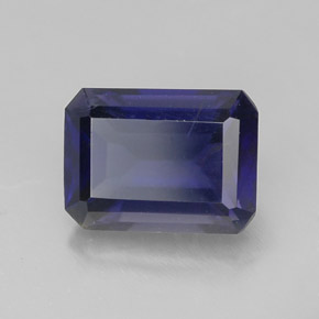 1.43 ct Blue Iolite Stone, Natural Iolite in Octagon Facet Shape for Sale