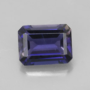 1.41 ct Blue Iolite Gemstone, Iolite Gem in Octagon Facet Shape for Sale.