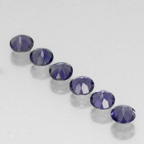 Iolite Gemstone in 4 mm (calibrated) Size for Sale, Iolite Stone in Violet Blue Color