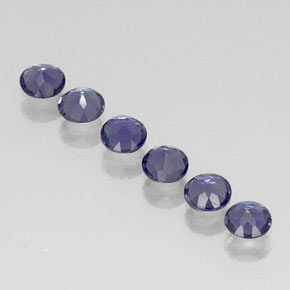 Iolite Gemstone in 4 mm (calibrated) Size for Sale, Iolite Stone in Violet Blue Color