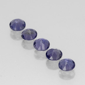 Iolite Gemstone in 4 mm (calibrated) Size for Sale, Iolite Stone in Violet Blue Color
