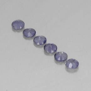 Iolite Gemstone in 4 mm (calibrated) Size for Sale, Iolite Stone in Violet Blue Color