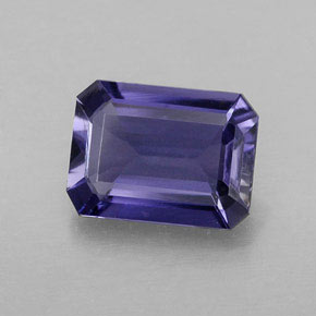 1.14 ct Blue Iolite Gemstone, Iolite Gem in Octagon Facet Shape for Sale.