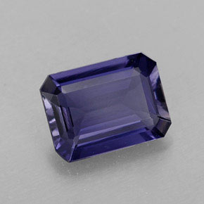 1.14 ct Blue Iolite Stone, Natural Iolite in Octagon Facet Shape for Sale