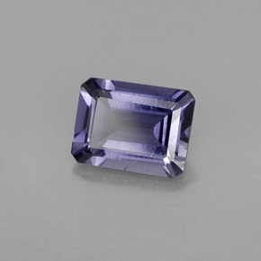 1.25 ct Blue Iolite Stone, Natural Iolite in Octagon Facet Shape for Sale