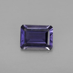 1.06 ct Blue Iolite Gemstone, Iolite Gem in Octagon Facet Shape for Sale.