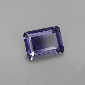 1.06 ct Blue Iolite Stone, Natural Iolite in Octagon Facet Shape for Sale