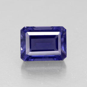 1.93 ct Blue Iolite Gemstone, Iolite Gem in Octagon Facet Shape for Sale.