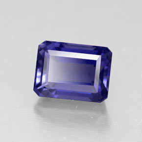 1.93 ct Blue Iolite Stone, Natural Iolite in Octagon Facet Shape for Sale