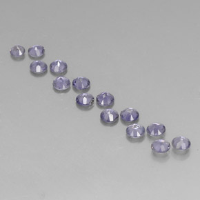 Iolite Gemstone in 3.8 mm Size for Sale, Iolite Stone in Violet Blue Color
