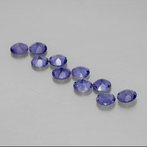 Iolite Gemstone in 4 mm (calibrated) Size for Sale, Iolite Stone in Violet Blue Color