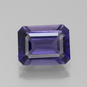 1.15 ct Blue Iolite Gemstone, Iolite Gem in Octagon Facet Shape for Sale.