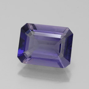 1.15 ct Blue Iolite Stone, Natural Iolite in Octagon Facet Shape for Sale