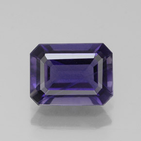 1.10 ct Blue Iolite Gemstone, Iolite Gem in Octagon Facet Shape for Sale.