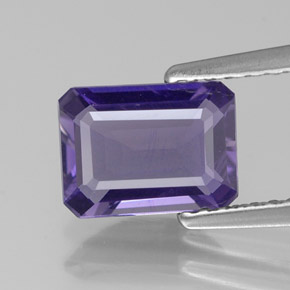 1.06 ct Blue Iolite Gemstone, Iolite Gem in Octagon Facet Shape for Sale.