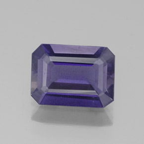 0.92 ct Blue Iolite Gemstone, Iolite Gem in Octagon Facet Shape for Sale.
