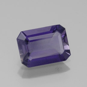 0.92 ct Blue Iolite Stone, Natural Iolite in Octagon Facet Shape for Sale