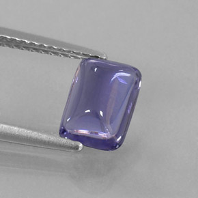 1.29 ct Blue Iolite Stone, Natural Iolite in Cushion Cabochon Shape for Sale