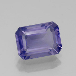 1.14 ct Blue Iolite Stone, Natural Iolite in Octagon Facet Shape for Sale