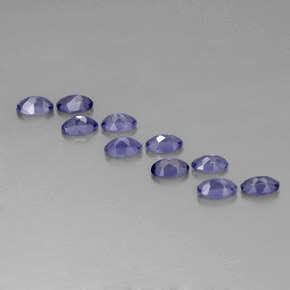Iolite Gemstone in 5 x 3.1 mm Size for Sale, Iolite Stone in Violet Blue Color