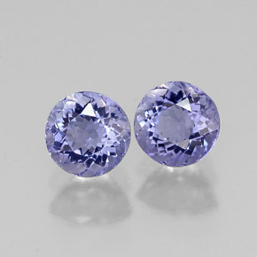 0.80 ct Blue Iolite Stone, Natural Iolite in Round Facet Shape for Sale