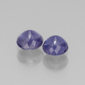 Iolite Gemstone in 4.6 mm Size for Sale, Iolite Stone in Violet Blue Color