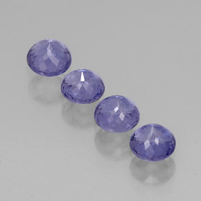 Iolite Gemstone in 5 mm (calibrated) Size for Sale, Iolite Stone in Violet Blue Color
