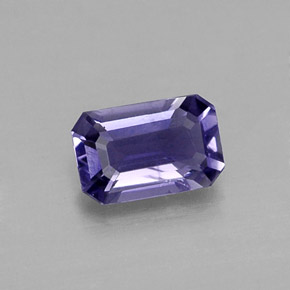 0.40 ct Blue Iolite Gemstone, Iolite Gem in Octagon Facet Shape for Sale.