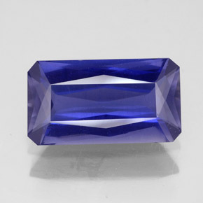4.13 ct Blue Iolite Gemstone, Iolite Gem in Octagon / Scissor Cut Shape for Sale.