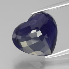 Iolite Gemstone in 13.5 x 12 mm Size for Sale, Iolite Stone in Violet Blue Color