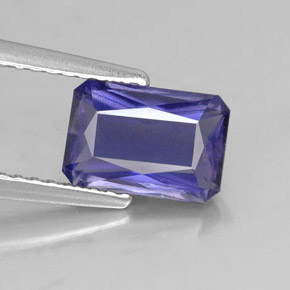 1.35 ct Blue Iolite Gemstone, Iolite Gem in Octagon / Scissor Cut Shape for Sale.