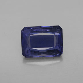 2.50 ct Blue Iolite Gemstone, Iolite Gem in Octagon / Scissor Cut Shape for Sale.
