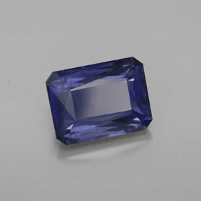 2.50 ct Blue Iolite Stone, Natural Iolite in Octagon / Scissor Cut Shape for Sale