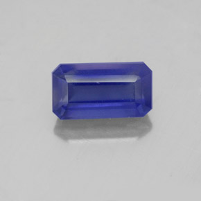 1.76 ct Blue Iolite Gemstone, Iolite Gem in Octagon Facet Shape for Sale.