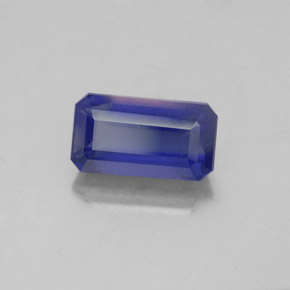 1.76 ct Blue Iolite Stone, Natural Iolite in Octagon Facet Shape for Sale