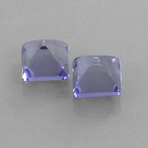 2.11 ct Blue Iolite Stone, Natural Iolite in Pyramid Cabochon Shape for Sale