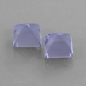 2.35 ct Blue Iolite Stone, Natural Iolite in Pyramid Cabochon Shape for Sale