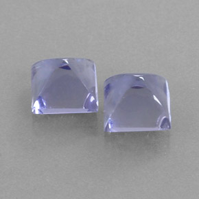 2.22 ct Blue Iolite Stone, Natural Iolite in Pyramid Cabochon Shape for Sale