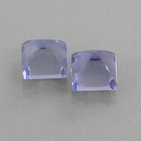 2.24 ct Blue Iolite Stone, Natural Iolite in Pyramid Cabochon Shape for Sale