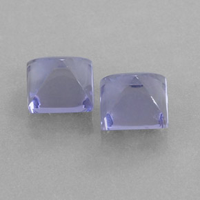 2.21 ct Blue Iolite Stone, Natural Iolite in Pyramid Cabochon Shape for Sale
