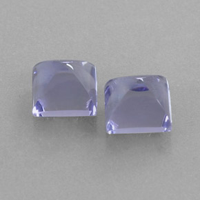 2.28 ct Blue Iolite Stone, Natural Iolite in Pyramid Cabochon Shape for Sale