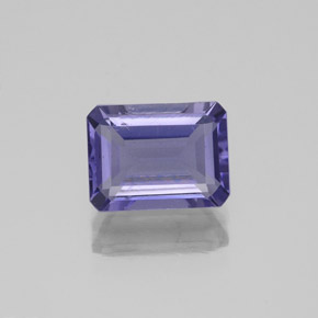 1.35 ct Blue Iolite Gemstone, Iolite Gem in Octagon Facet Shape for Sale.