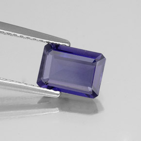 1.09 ct Blue Iolite Stone, Natural Iolite in Octagon Facet Shape for Sale